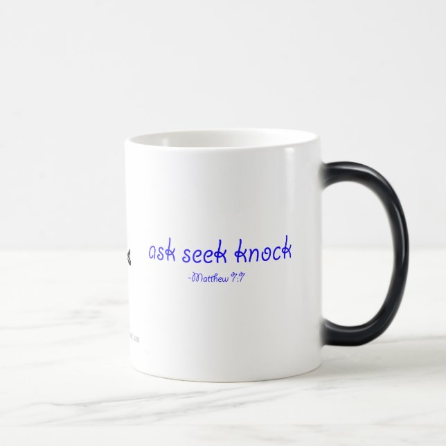 Christian Quotes Magic Mug (Right)
