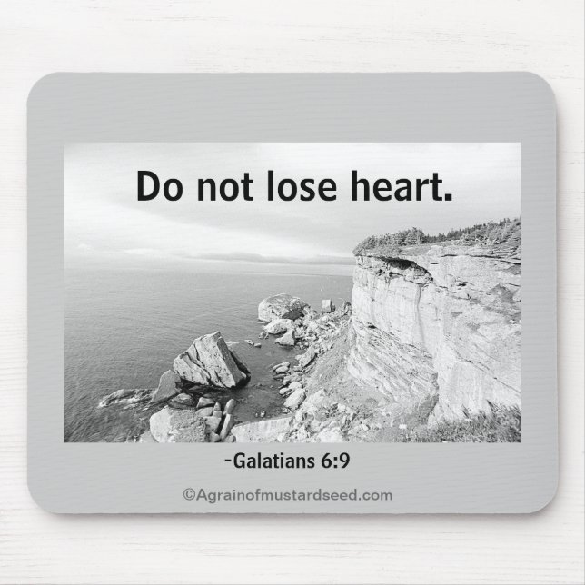 Christian Quotes Mouse Mat (Front)