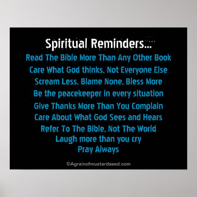 Christian Quotes Poster (Front)