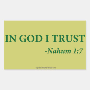 Christian Quotes Rectangular Sticker