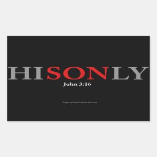 Christian Quotes Rectangular Sticker