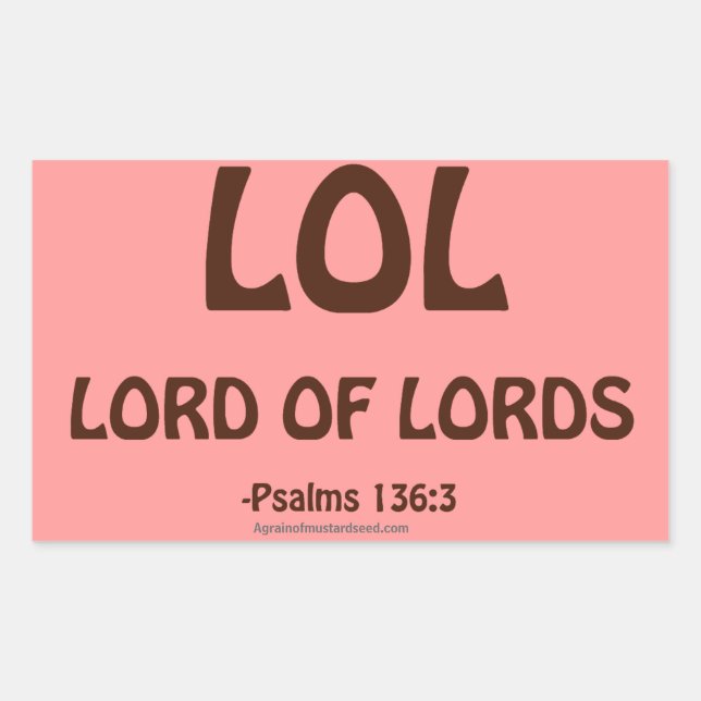 Christian Quotes Rectangular Sticker (Front)