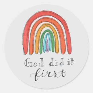 Christian Rainbow Sticker