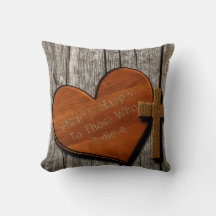 Christian Religion Cross Decorative Throw Pillow