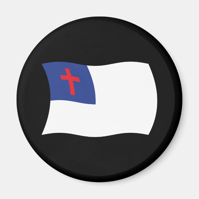 Christian Religion Flag Magnet (Front)
