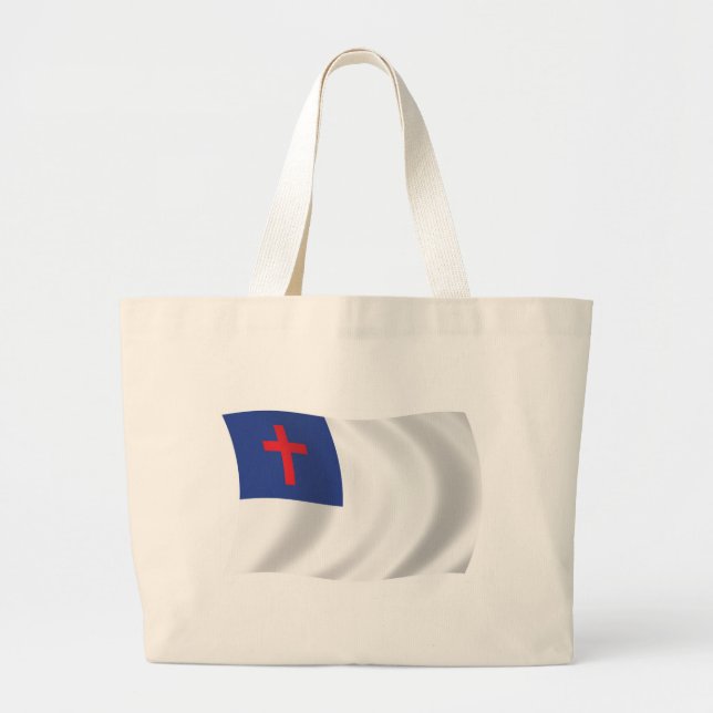 Christian Religion Flag Tote Bag (Front)