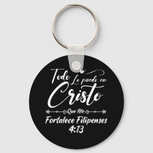 Christian Religious Bible Verse 4 13 Philippians Key Ring