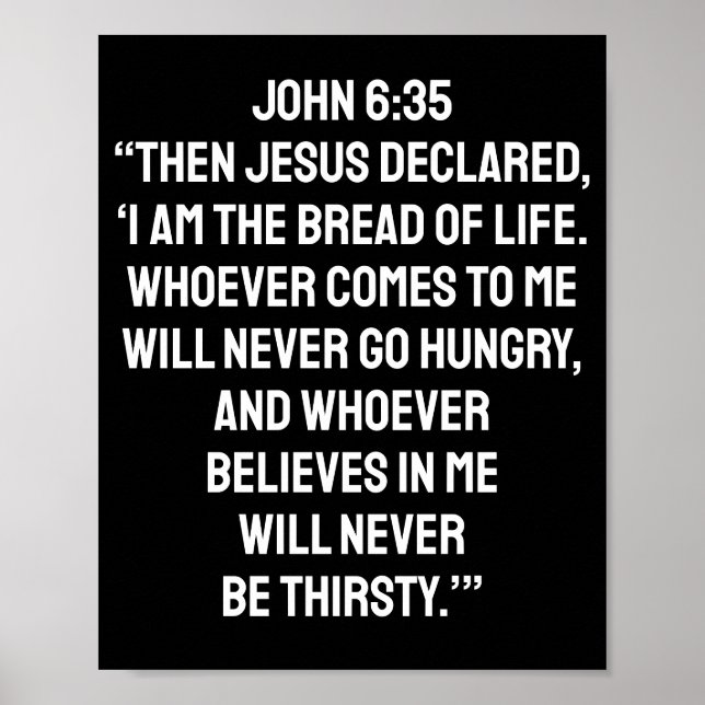 CHRISTIAN RELIGIOUS  BIBLE VERSE QUOTES  POSTER (Front)