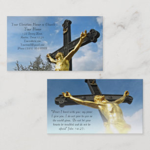 Christian Religious Church Inspirational God Business Card