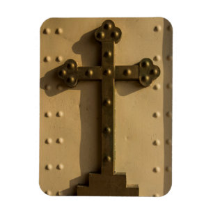 Christian religious cross, Iraq Magnet