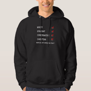 Christian Republican Men Women White Usa Conservat Hoodie