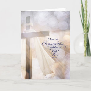 Christian Resurrection Scripture Easter Holiday Card