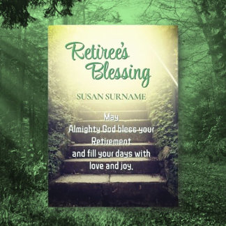  Christian Retirement blessings card