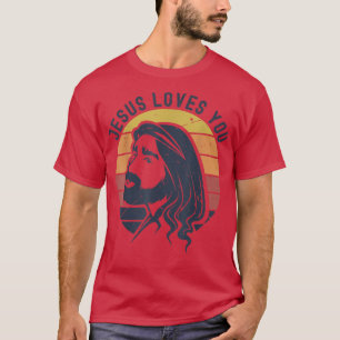 Christian Retro Jesus Loves You God Keeps His Prom T-Shirt