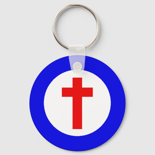 Christian Roundel Key Ring (Front)