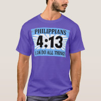 Christian Runner Running Bib Philippians 413 I Can