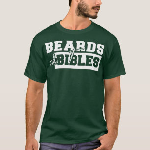 Christian s Beards and Bibles Cross Faith Jesus T-Shirt