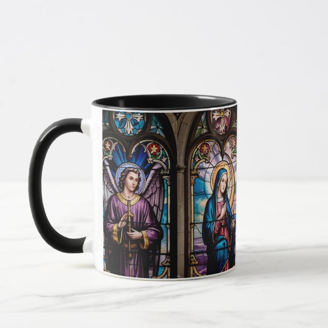 Christian Sacred Icons of Faith Mug (Left)
