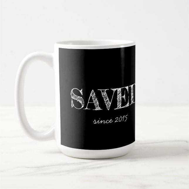 Christian SAVED Mug with 3 Nail Cross (Left)