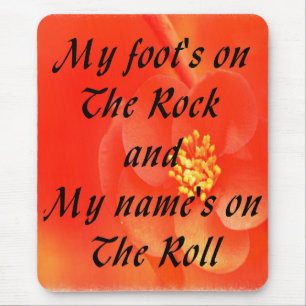 Christian Saying Mouse Pad