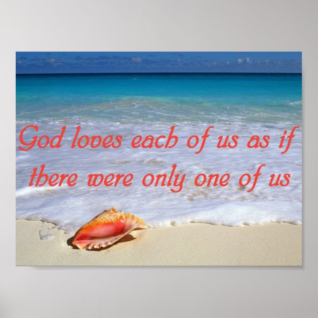 Christian Saying Poster (Front)