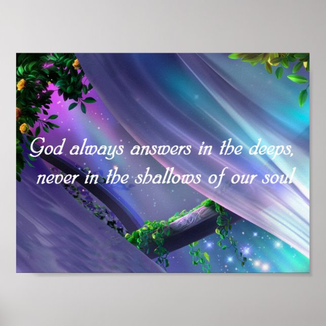 Christian Saying Poster (Front)