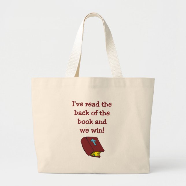 Christian Saying Tote Bag (Front)