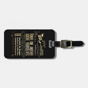 Christian Scriptural Bible Verse - Romans 12:9-12 Luggage Tag