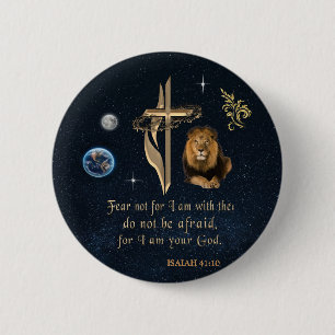 Christian Scripture 6 Cm Round Badge