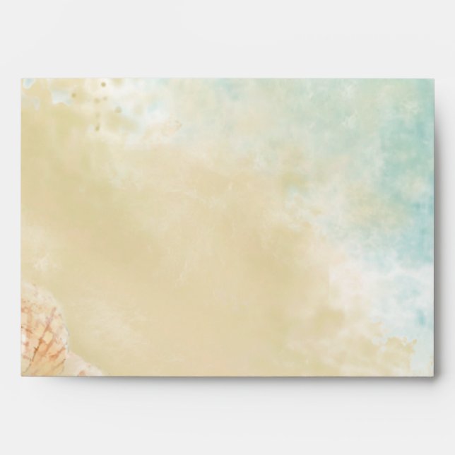 Christian Scripture Beach Seashell Destination Envelopes (Front)