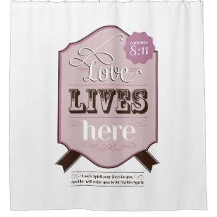 Christian Scripture Bible wedding new house gift S Shower Curtain