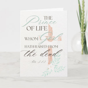 Christian Scripture Easter Card