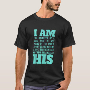 Christian Scripture Gift Bible Verse Faith God Dau T-Shirt