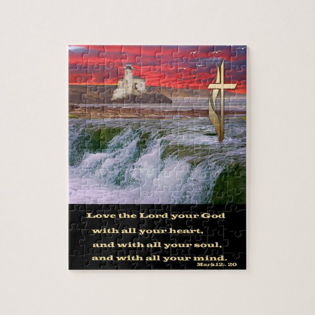 Christian Scripture Jigsaw Puzzle (Vertical)