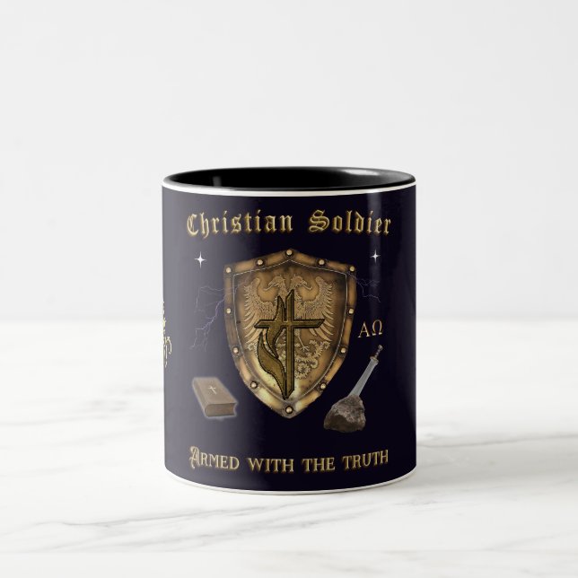 Christian Scripture John 3:16 Two-Tone Coffee Mug (Center)
