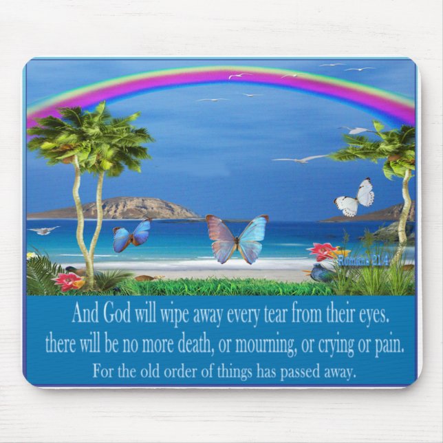 Christian Scripture Mouse Mat (Front)