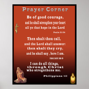 Christian scripture poster