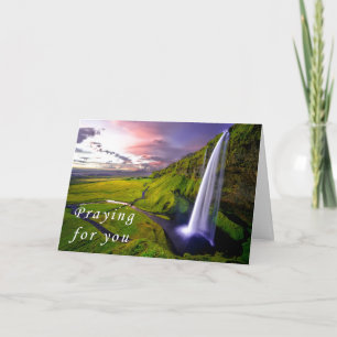 Christian Scripture Sympathy Card Waterfall