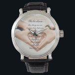 Christian Scripture Wedding Photo  Watch<br><div class="desc">Christian Scripture Wedding Photo Watch Matthew 19:6</div>