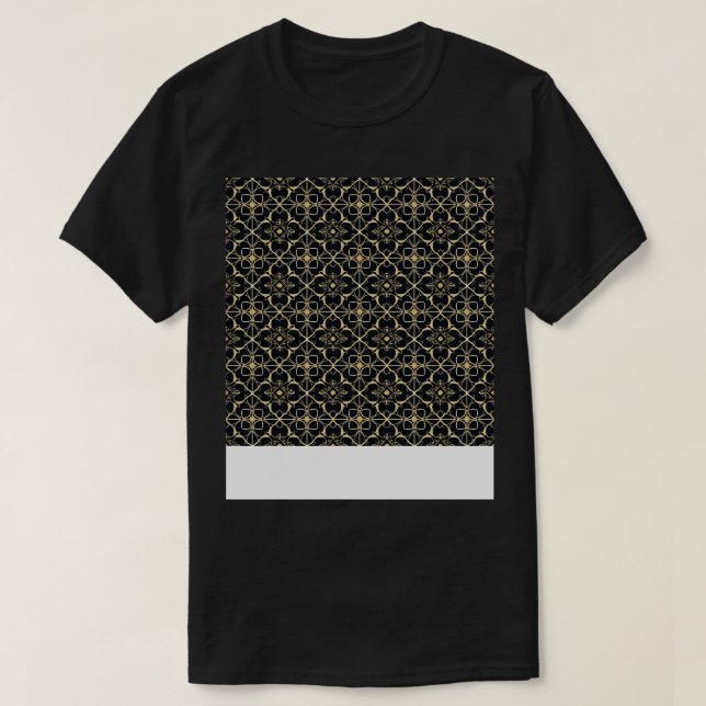 Christian Seamless Pattern Mosaic Religion Gospel  T-Shirt (Design Front)