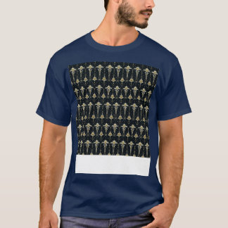 Christian Seamless Pattern Mosaic Religion Gospel  T-Shirt