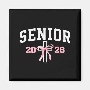 Christian Senior 2026 Cl Of 26 Coquette Girls Magnet
