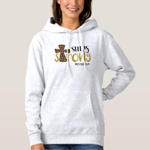 Christian She Is Strong Bible Verse Proverbs 31:25 Hoodie