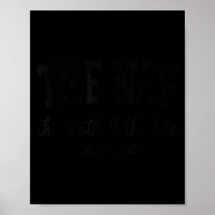 Christian Shirts Women Men Way Truth Life Christia Poster