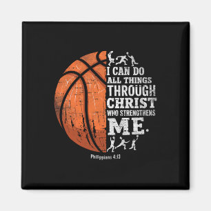 Christian Sketll I Can Do All Things Religious Fai Magnet
