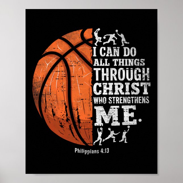 Christian Sketll I Can Do All Things Religious Fai Poster (Front)