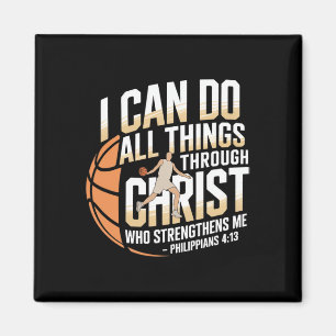 Christian Sketll Player I Can Do All Things Magnet