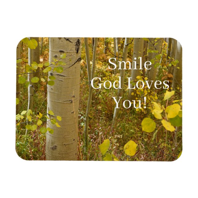 Christian Smile God Loves You Magnet (Horizontal)