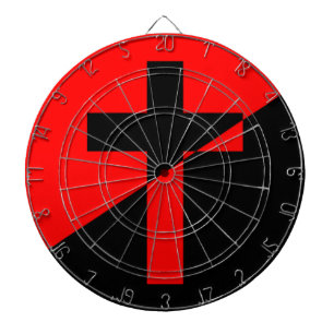 Christian Socialism & Anarchism (Liberation) Flag Dartboard