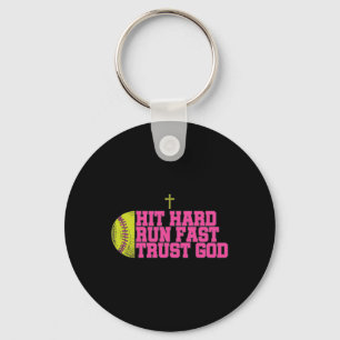 Christian Softll, Hit Hard Run Fast Trust God, Sof Key Ring